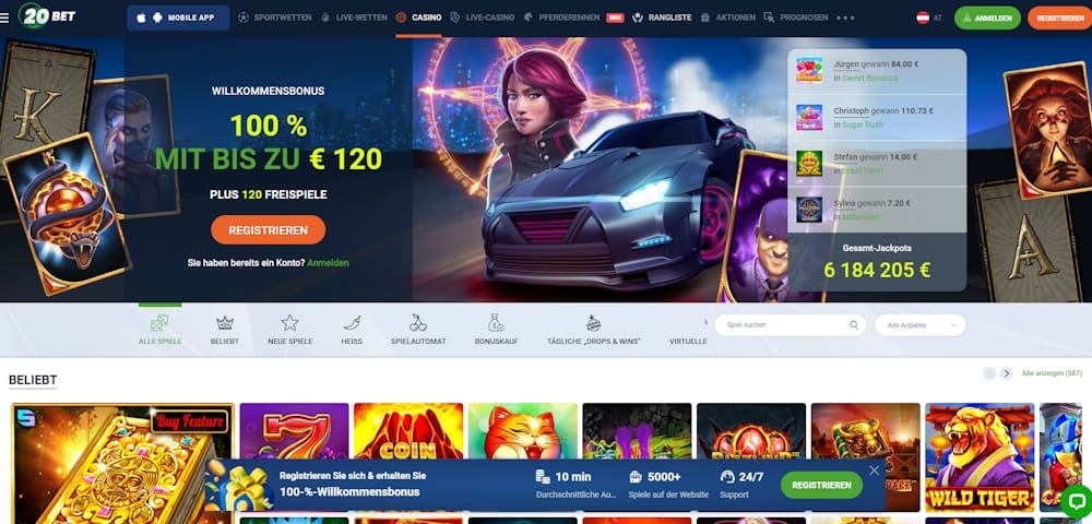 20Bet casino Österreich