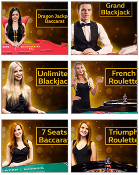 In der Eurogrand Casino sind alle Live Dealer Spiele vorhanden