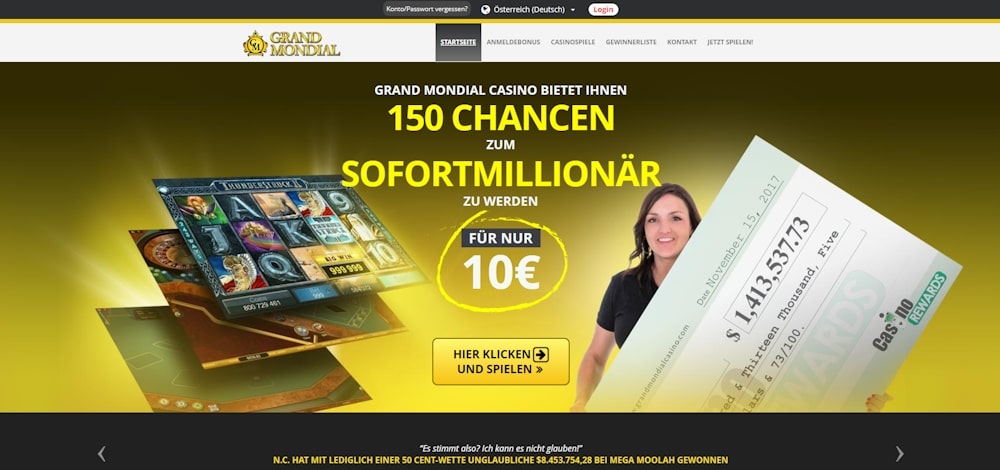 Grand Mondial casino Österreich