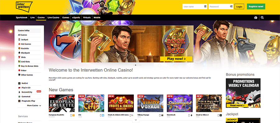 Interwetten Casino Startseite